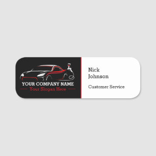 Porte-nom Atelier de peinture de carrosserie automobile prof