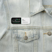 Porte-nom Atelier professionnel de peinture de carrosserie a (En situation)