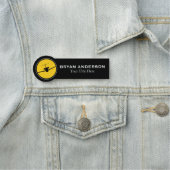 Porte-nom Avion moderne à réaction - Numéro d'identification (En situation)