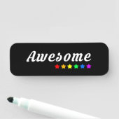 Porte-nom Awesome | LGBTQ+ Pride (En situation)
