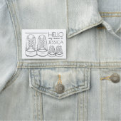 Porte-nom Baby shower Christening Baptême bébé Babysitter (En situation)