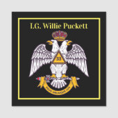 Porte-nom Balise 33 Degré Nom (Devant)