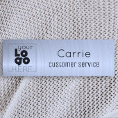 Porte-nom Balise avec logo