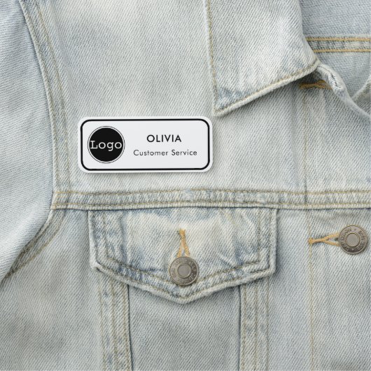 Porte-nom Balise Créer votre logo (En situation)