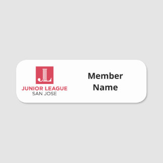Porte-nom Balise de nom authentique JLSJ - Pour les membres