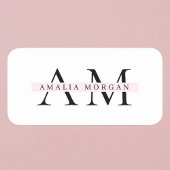 Porte-nom Balise de nom classique