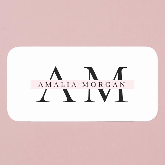 Porte-nom Balise de nom classique