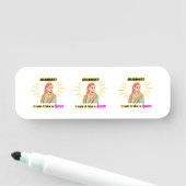 Porte-nom Balise de nom classique (En situation)