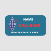 Porte-nom Balise de nom classique (Devant)