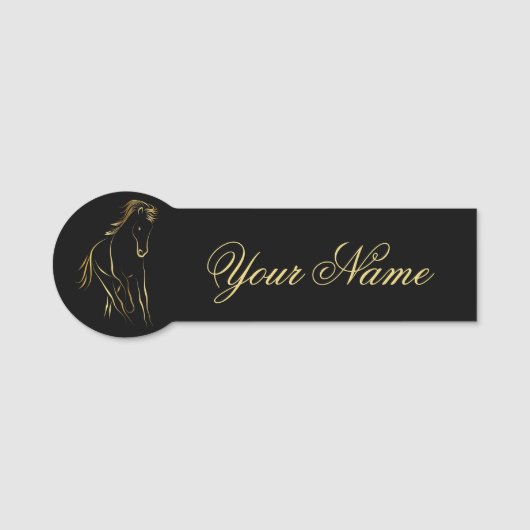 Porte-nom Balise de nom classique (Devant)