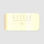 Porte-nom Balise de nom classique (Devant)