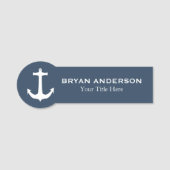 Porte-nom Balise de nom de Ancre marine (Devant)