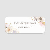 Porte-nom Balise de nom de fleurs séchées (Devant)