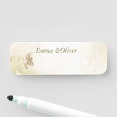 Porte-nom Balise de nom de gouttelettes de perle (En situation)