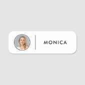 Porte-nom Balise de nom de la broche ou magnétique avec une (Devant)