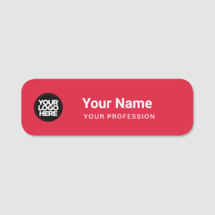 Porte-nom Balise de nom de la broche personnalisée de l'emp