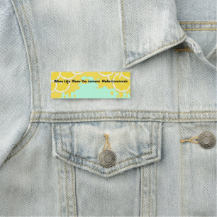 Porte-nom Balise de nom de la citronnelle