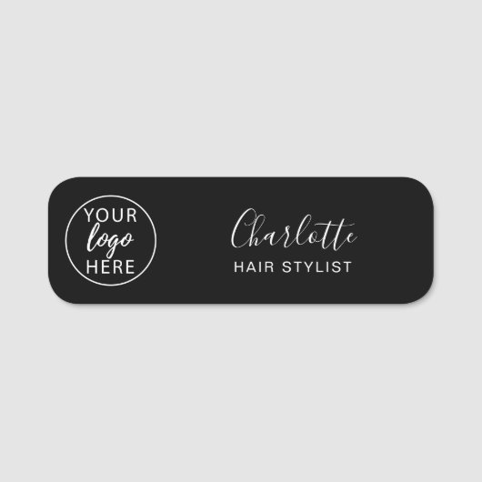 Porte-nom Balise de nom de l'employé de l'entreprise magnéti (Devant)