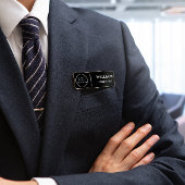 Porte-nom Balise de nom de l'épingle de sécurité ou magnétiq