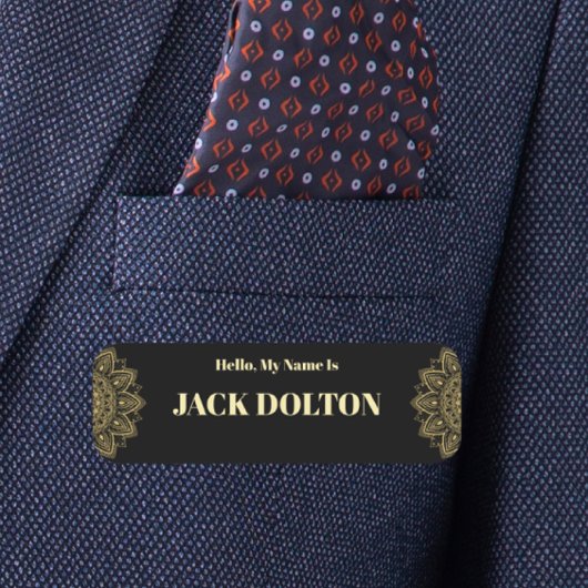 Porte-nom Balise de nom de logo personnalisé pour le personn