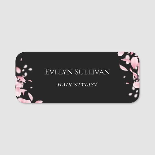 Porte-nom Balise de nom de pétales en chute (Devant)