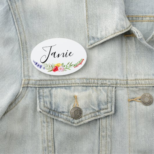 Porte-nom Balise de nom du fleur sauvage (En situation)