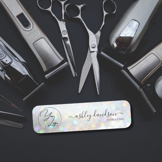 Porte-nom Balise de nom du logo commercial parties scintilla