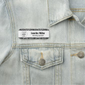 Porte-nom Balise de nom du logo d'entreprise moderne et mode (En situation)