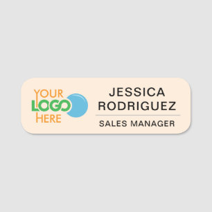 Porte-nom Balise de nom du logo personnalisé pour les employ