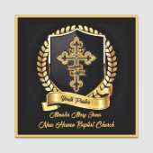 Porte-nom balise de nom du Pasteur de la jeunesse (Devant)