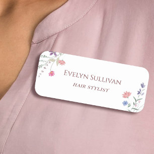 Porte-nom balise de nom fleur sauvage frais