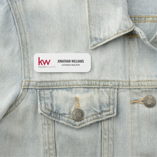 Porte-nom Balise de nom Keller Williams (En situation)