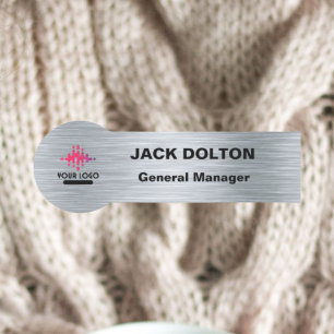 Porte-nom Balise de nom métallique personnalisée pour le per