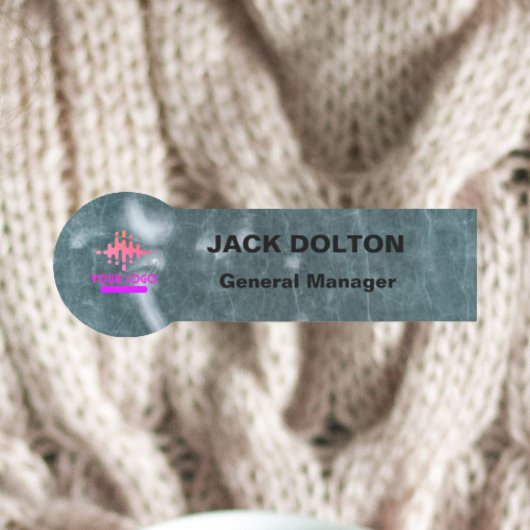 Porte-nom Balise de nom métallique personnalisée pour les me