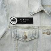 Porte-nom Balise de nom personnalisé (pour le logo de la soc (En situation)