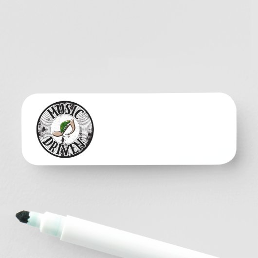 Porte-nom balise de nom piloté par musique (En situation)