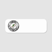 Porte-nom balise de nom piloté par musique (Devant)