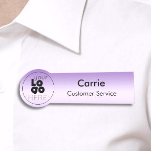 Porte-nom Balise de nom violet violet violet métallique du l