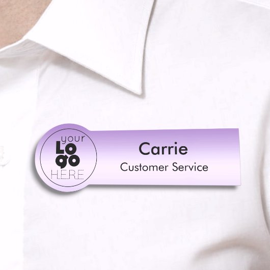 Porte-nom Balise de nom violet violet violet métallique du l