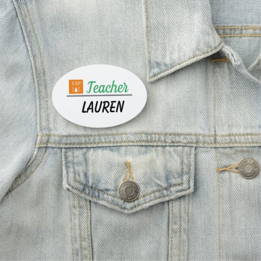 Porte-nom balise de nom vipkid. (En situation)