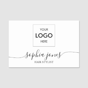 Porte-nom Balise Logo Stylish Script Name