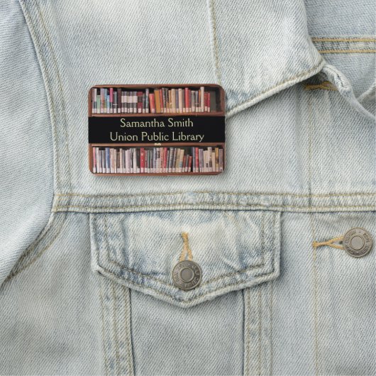 Porte-nom Balise Nom de la conception de bibliothèque (En situation)