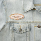 Porte-nom Balise Nom de la marbre de fluide de pêche (En situation)