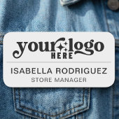 Porte-nom Balise Nom de l'employé de l'entreprise magnétique