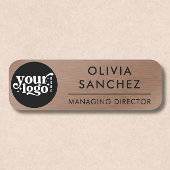 Porte-nom Balise Nom de l'employé métallurgique Faux magnéti