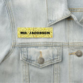 Porte-nom Balise Nom de l'enseignant Symboles mathématiques (En situation)