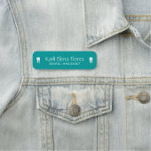 Porte-nom Balise Nom du bureau dentaire (En situation)