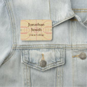 Porte-nom Balise Nom du design du terrain de basket-ball (En situation)