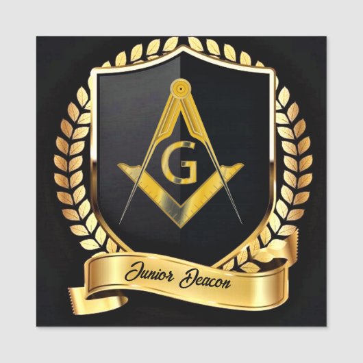 Porte-nom Balise Nom du diacre junior (Devant)