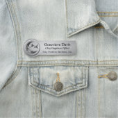 Porte-nom Balise Nom du logo Balise Employé de petite entrep (En situation)